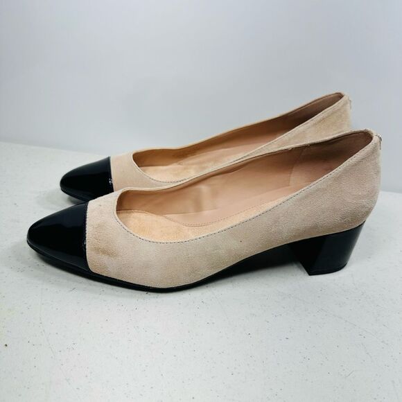 Cole Haan Block Heel Pump Suede Upper Heels size 7,5 B - Picture 4 of 8